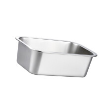 Heavy Duty Metal Dog Dish Anti Tip Pet Feeders Bowl For-4731ML