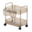 Clear Rolling Cart Multi Layer Organizers For-M 2-tier 1