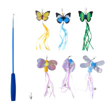 7 Pcs/Set Funny for Cat Wand Toys Assorted for Cat Teaser