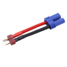 T Shaped Male to EC5 Female Plug Conversion 93mm 12AWG for RC Hobbyists AU