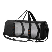 Cylindrical Foldable Sector Bag For Beach And Swimming Mesh Bag 58x27x27 Cm For Diving Equipment
