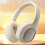 Wireless Headset For Computer And Phone Ergonomic Fit Foldable Over-Ear Earpiece Khaki 2