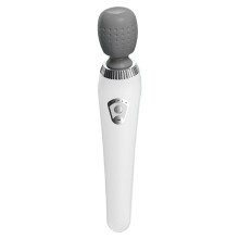 Vibration Wand Massager Whole Body Handheld Massager With 5 Speeds Lightweight Ergonomic Portable Travel White