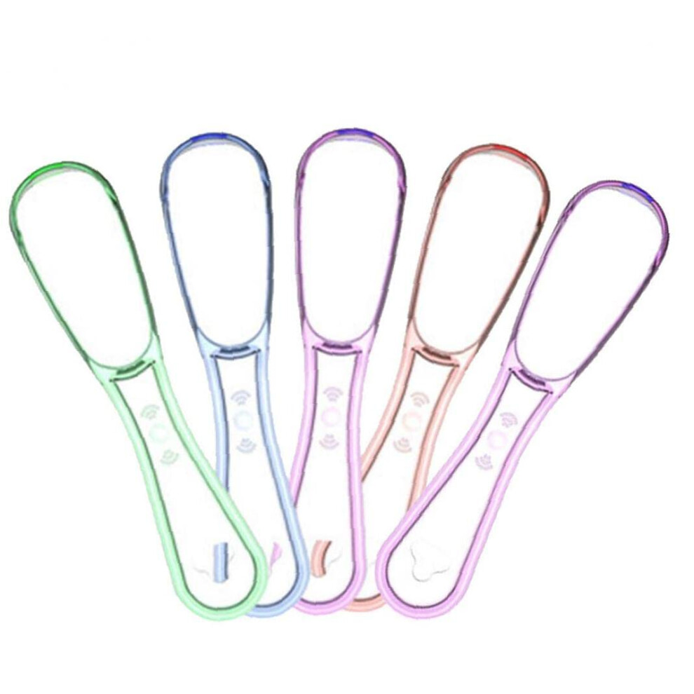 Tongue Scraper 5-Piece Set, Oral Hygiene Tongue Cleaners, Handheld Mouth Cleaning Tool for Tooth Care