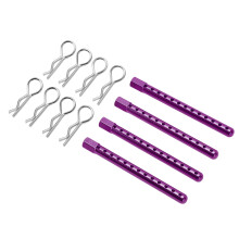 Aluminum Alloy RC Body Post for 1/10 Car 60mm Purple Head