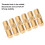 Secure Fit: 6pcs Anti-Rust Copper Surfboard Fin Grub Screw Set 8