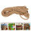 1 Set Party Hanfseile Dekorative Handgefertigte Jute 6