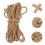 1 Set Party Hanfseile Dekorative Handgefertigte Jute 5