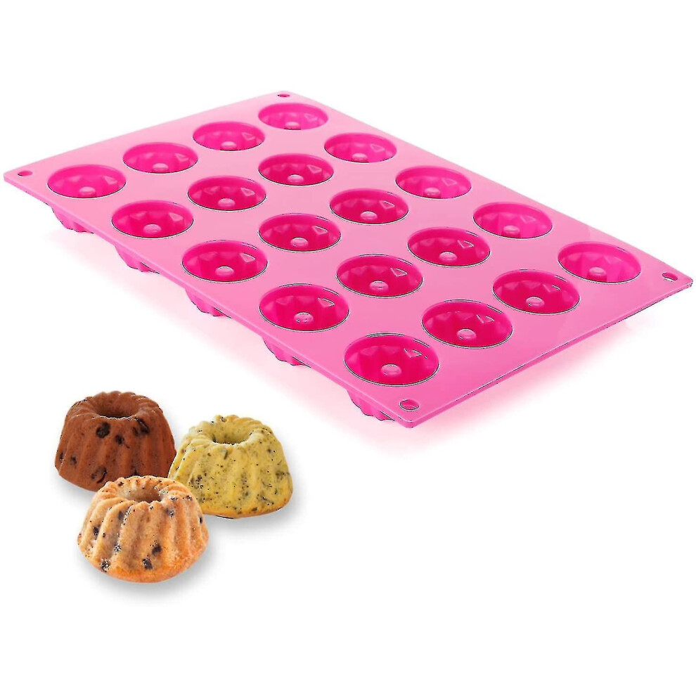 Kikidex (As Show, One Size) 20 Mini Baking Mold, Silicone Baking Mold