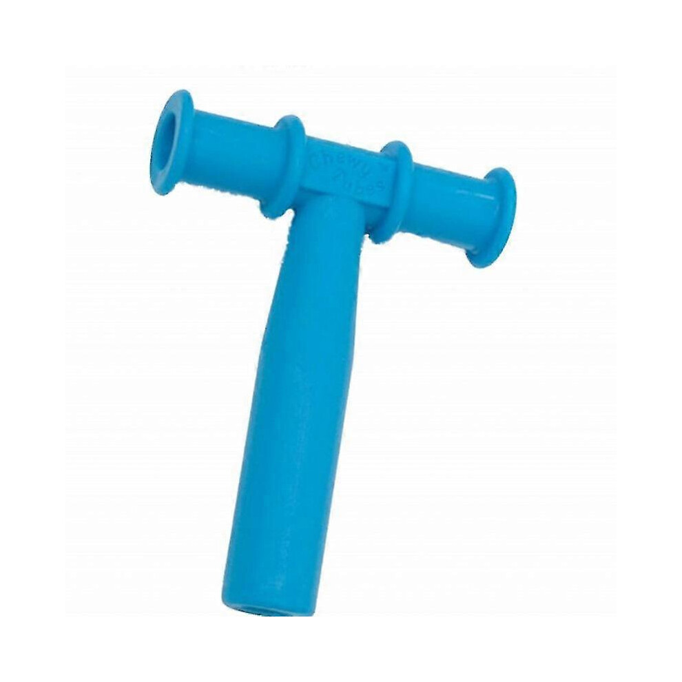 Kikidex (As Show, ) Teether Bite Stick Chewing Tube Sensory Chew Biting Aid Oral Muscle Training Red