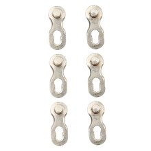 6 Pairs Steel Bike Chain Quick Links for 6/7/8 Speed Mountain & Road Bicycles