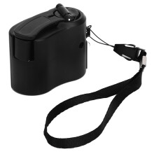 Portable Hand Crank USB Charger for Phones Camping & Hiking Black