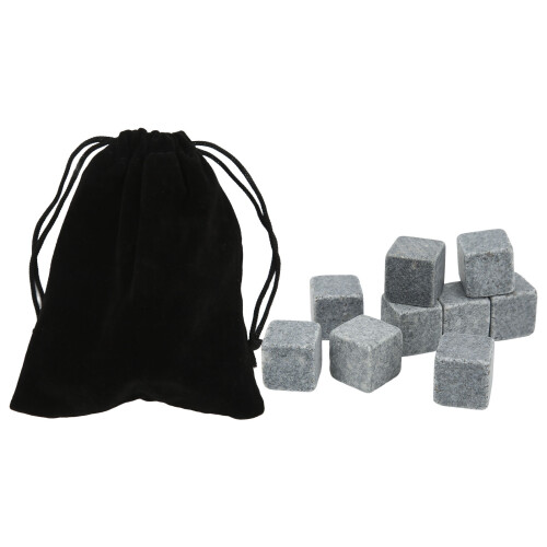 Whiskey Stones 2cm Granite Includes Flannel Bag Chill Drinks Without Dilution 1