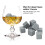 Whiskey Stones 2cm Granite Includes Flannel Bag Chill Drinks Without Dilution 7