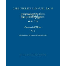 Concerto in C Minor Wq 37 by Carl Philipp Emanuel Bach Paperback Book