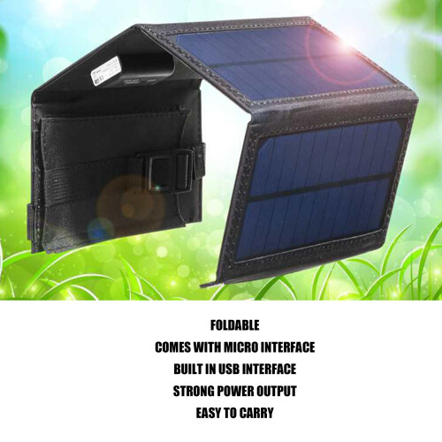 20W Foldable Solar Panel Charger 5.5V Portable for Phones 2