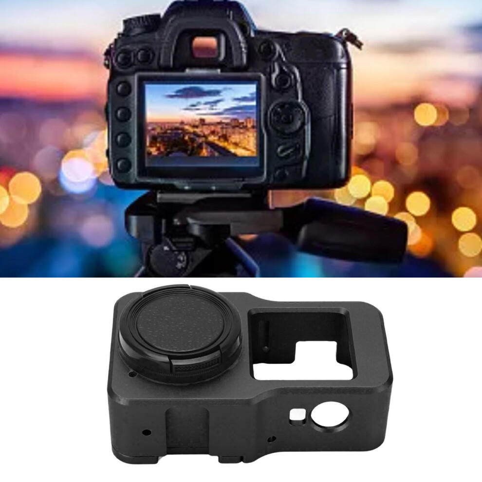 Aluminum Action Camera Frame Case for DJI Action 2, Drop-Resistant, Black-image-OPC-PMPCXBC-NEW