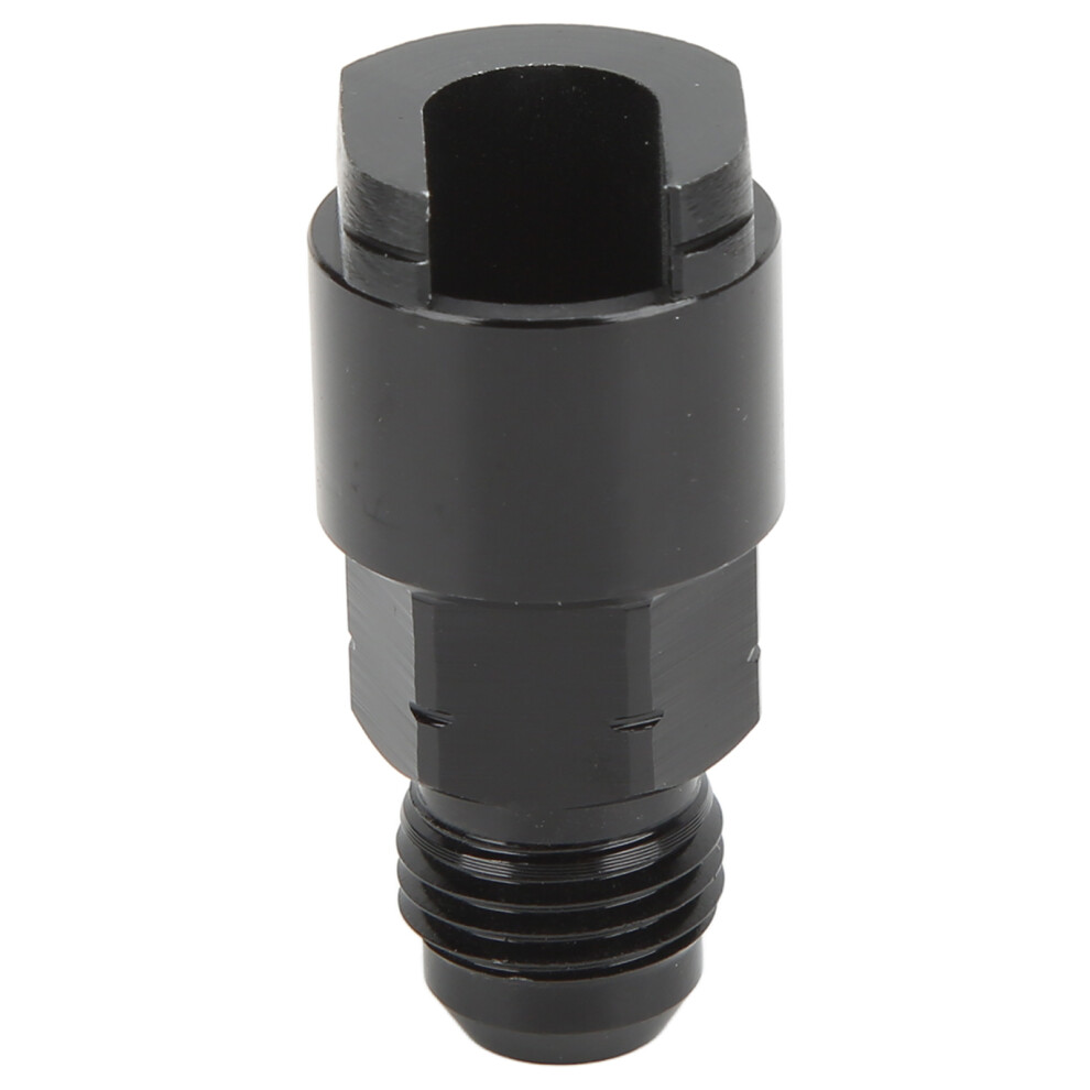 Aluminum Alloy Anodized Efi Adapter 3/8In An6 Fuel Line Fitting Black 9481357436987