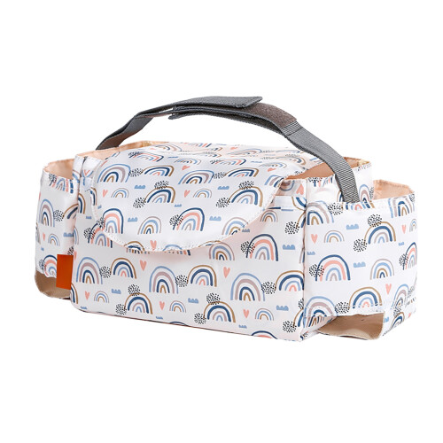 Multifunctional Waterproof Stroller Organizer Bag 21x12x12cm Large Capacity 2