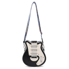 Creative PU Leather Crossbody Bag Shoulder Bags with-Black