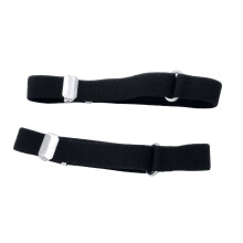 Shirt Sleeve Keeper Elastic Armband for Shirt Unisex Keep-Black