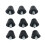 12Pcs Plastic Replacements Football Studs Replacement Set-16MM 7