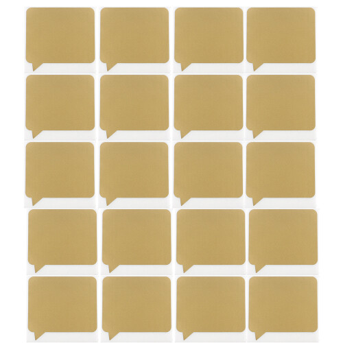 20Pcs Self Adhesive Scratch Cards Scratch-gold dialog box