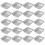 20pcs Reusable Aluminum Foil Oven Baking Trays-Medium size 1