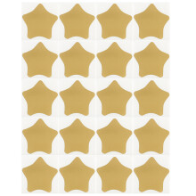 Gift Certificates Scratch Card Stickers for Making-gold Star
