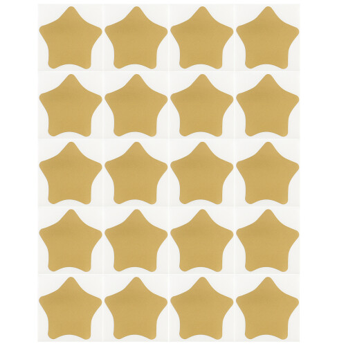Gift Certificates Scratch Card Stickers for Making-gold Star