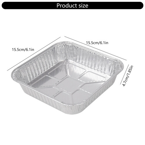 20pcs Reusable Aluminum Foil Oven Baking Trays-Medium size 2