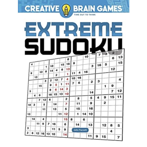 Creative Brain Games Extreme Sudoku by John Pazzelli Paperback Book