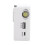 Notfall-Solarradio mit LED-Licht, Kurbel, USB, Weiß 7