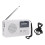 Notfall-Solarradio mit LED-Licht, Kurbel, USB, Weiß 2