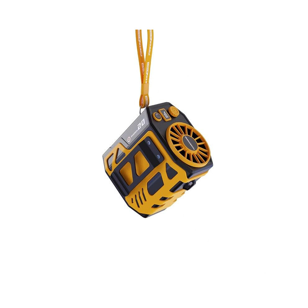 Hand Fan Rechargeable Waist Fan With 6000Mah Battery For Over 24H Working Portable Wearable Belt Clip One Size Yellow 9067246469924
