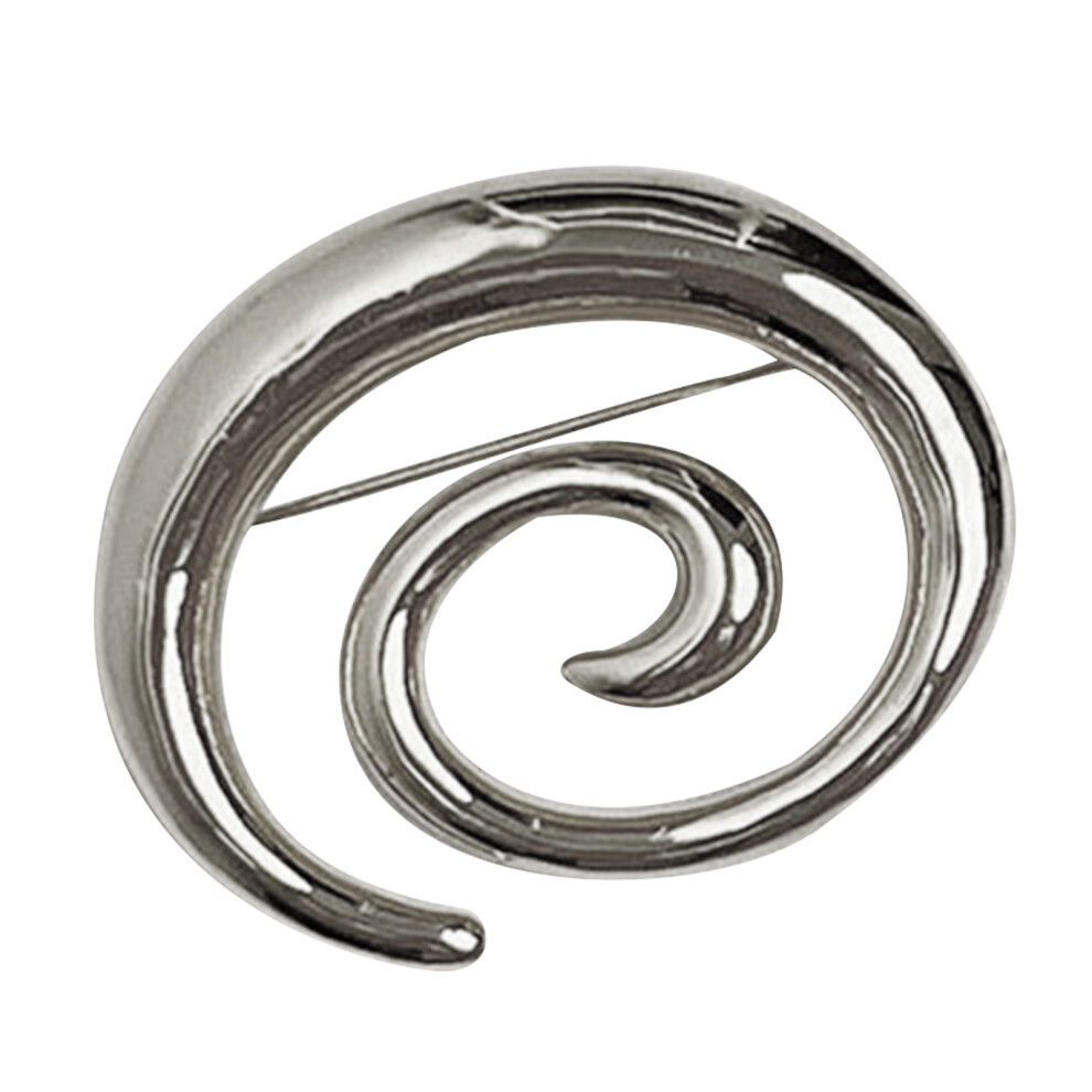 Silver Fashionable Lapel Pin Distinctive And Lightweight- S