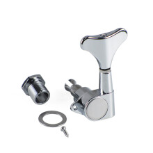 Bass Opened Machine Head Replacement for 4 String-Silver left