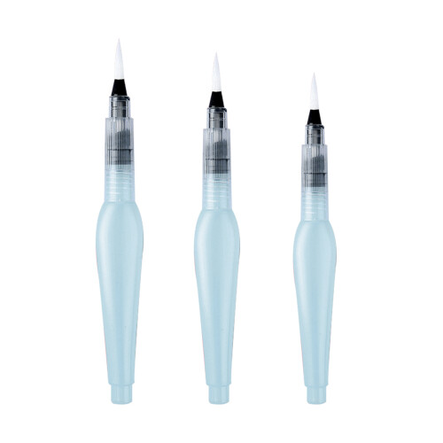 3/6PCS Refillable Paint Brush Fit for- 3 blue rod tips