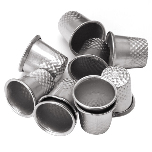 10PCS Thimbles Multi Size Finger Protector Sewing Quiting