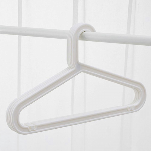 10er-Pack Standard-PP-Kleiderbügel, leichte Hemdenbügel für den täglichen Gebrauch 1