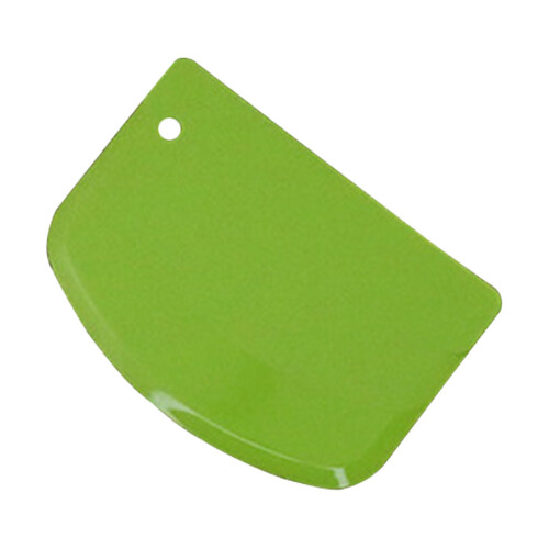 Bowl Scraper Plastic Pastry Scrapers Cake Heat--Green