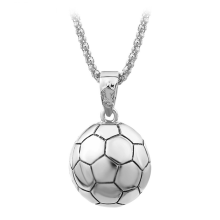 Football Pendant Necklace Soccer Charm Pendant Necklace Ball Sports Jewellery for Sport Lovers