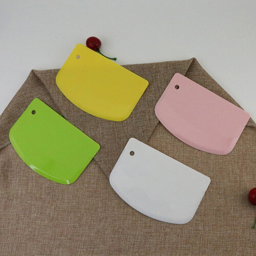 Bowl Scraper Plastic Pastry Scrapers Cake Heat--Green 2