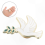 Σετ καρφίτσες 4 τεμαχίων Vintage Peace Dove για γυναίκες, κομψές μεταλλικές καρφίτσες πέ 3