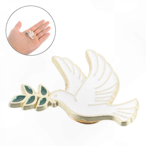 Σετ καρφίτσες 4 τεμαχίων Vintage Peace Dove για γυναίκες, κομψές μεταλλικές καρφίτσες πέ 2