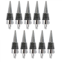 Set van 10 metalen stoppers voor wijnflessen met draad, lege flessenstop
