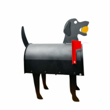 Metal Animal Mailbox Farm Animal Mailboxes For And Outside Garden Décor-Dog