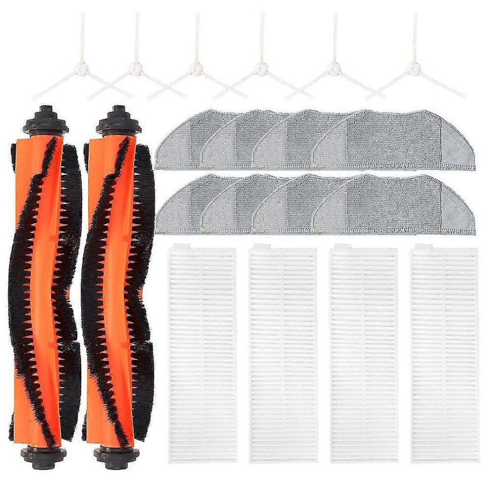 Kikidex (As Show, One Size) For Xiaomimijia G1 Mi Robot Vacuum-Mop Essential G1 Mjstg1 Cleaner Skv4136gl Spare Main Side Brush