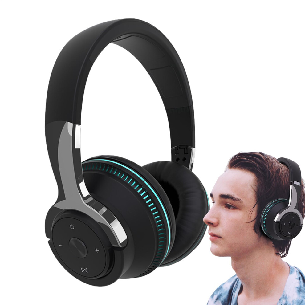 Wireless Headphones Foldable Bluetooth Over-Ear Noise Cancelling Stereo Audio For Computer And Phone 9339159948651