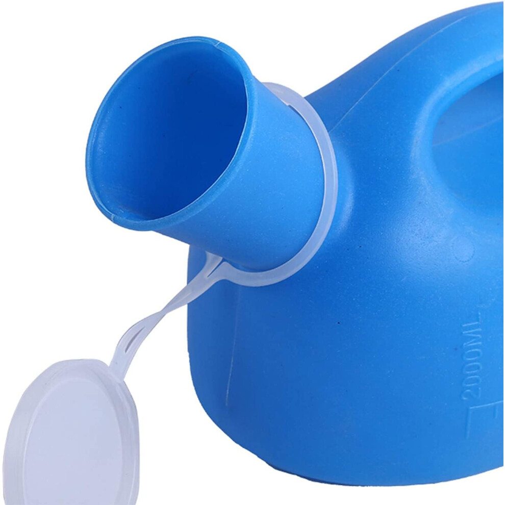 Mens Urine Bottles Spill Proof 2000Ml Male Urinal Portable Reusable Pee Bottle Collector Travel Toilet 9105992875030